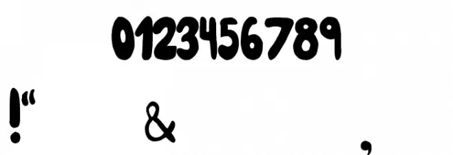 IceCreamPartySolid Font OTHER CHARS