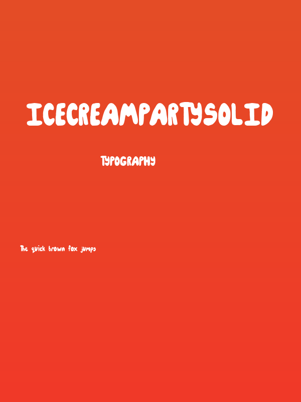 IceCreamPartySolid Poster