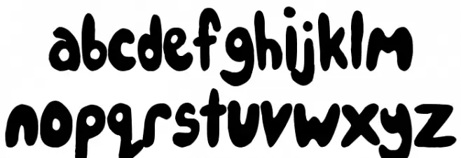 IceCreamPartySolid Schriftart Kleinbuchstaben