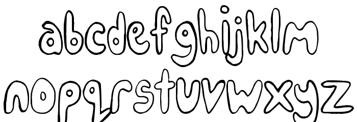 IceCreamParty Font LOWERCASE