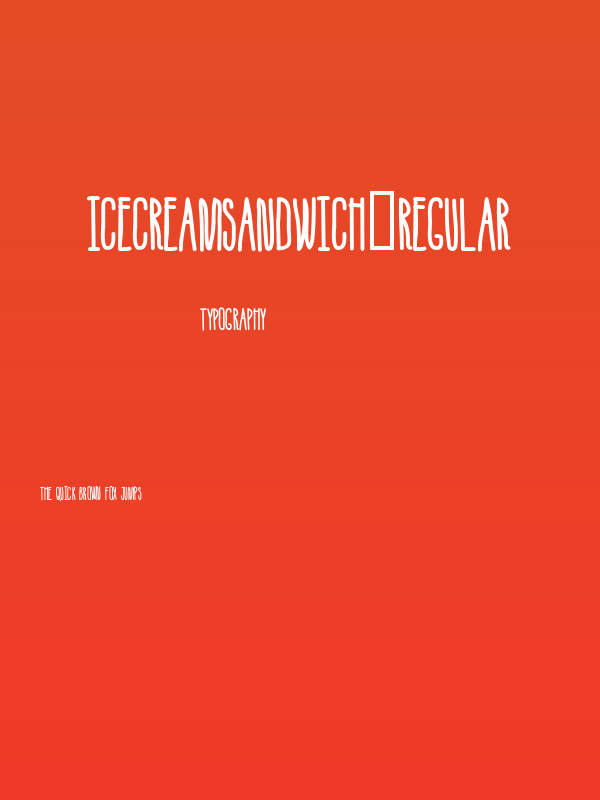 IceCreamSandwich-Regular Poster