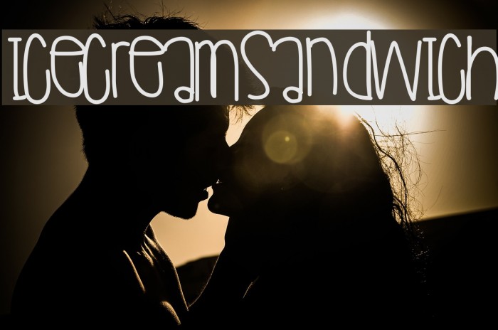 IceCreamSandwich Font examples