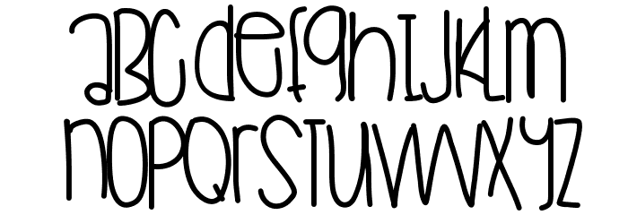 IceCreamSandwich Font LOWERCASE