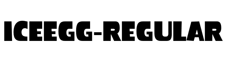 IceEgg-Regular  Free Fonts Download