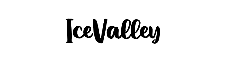 IceValley  フリーフォントのダウンロード
