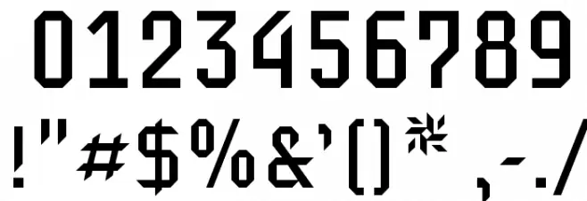 Iceberg-Regular Font OTHER CHARS