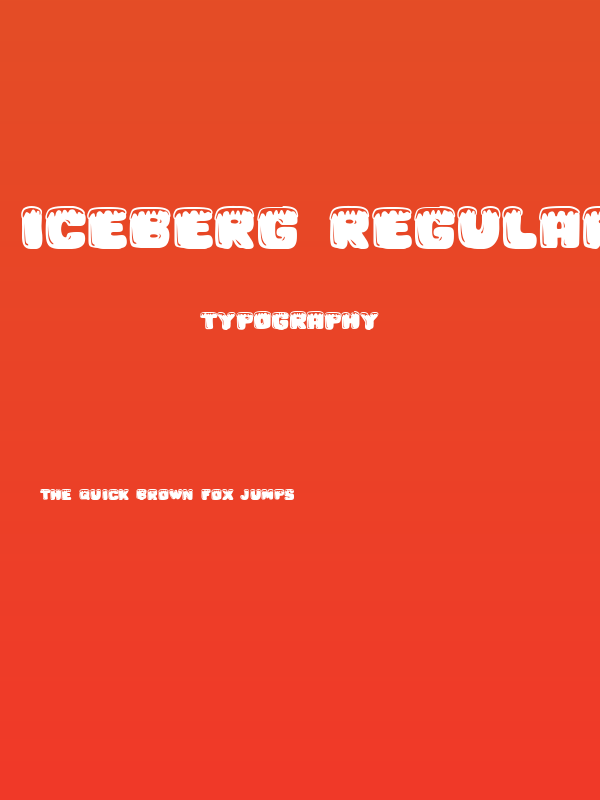 Iceberg Regular Poster