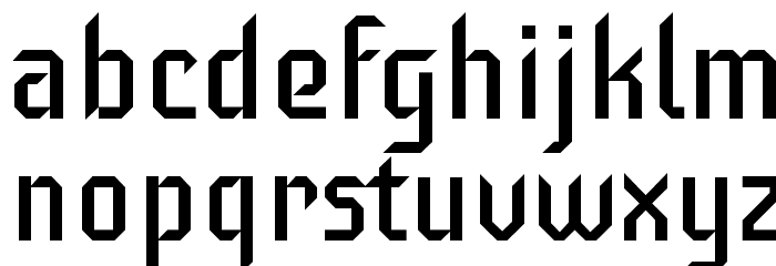 Iceberg-Regular Font LOWERCASE