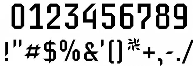 Iceberg Font OTHER CHARS