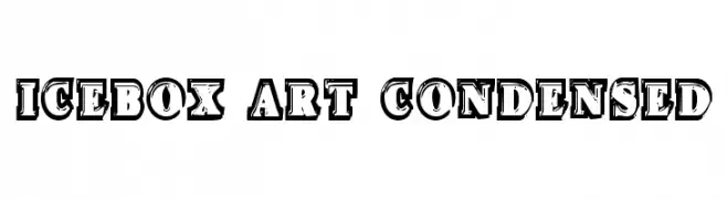 Icebox Art Condensed  baixar fontes gratis