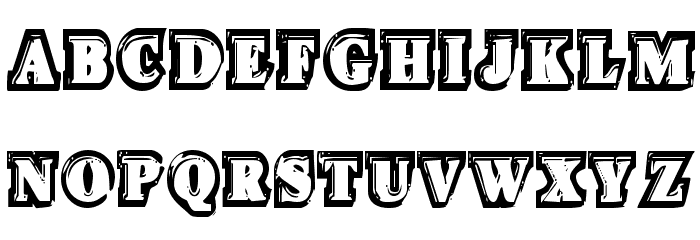Icebox Art Condensed Schriftart Kleinbuchstaben