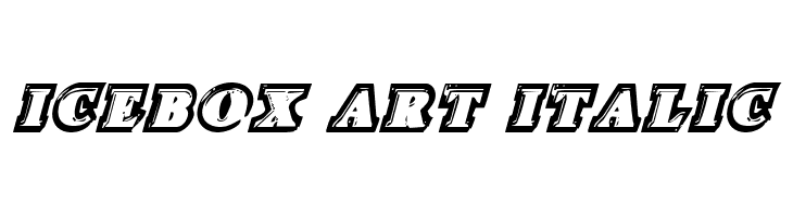Icebox Art Italic  Free Fonts Download