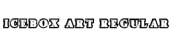 Icebox Art Regular  नि: शुल्क फ़ॉन्ट्स डाउनलोड