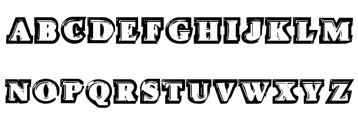 Icebox Art Regular Font LOWERCASE