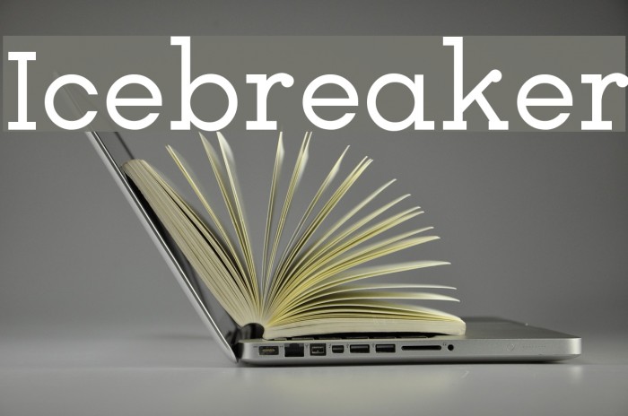 Icebreaker Font examples