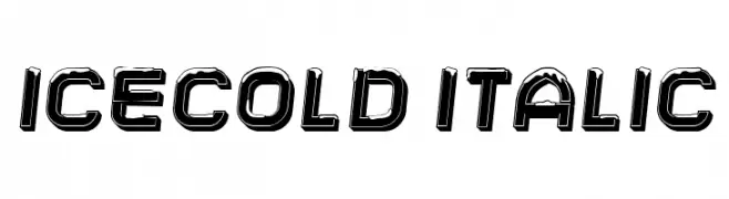 Icecold Italic  Descarca Fonturi Gratis