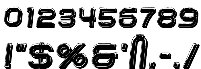 Icecold Italic Font OTHER CHARS
