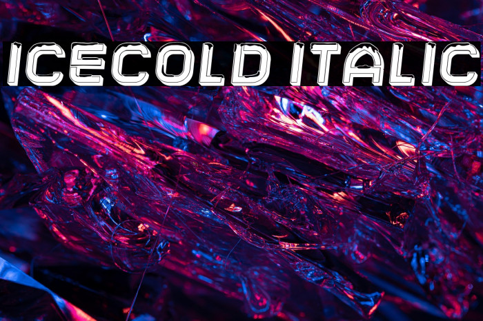 Icecold Italic Example 2