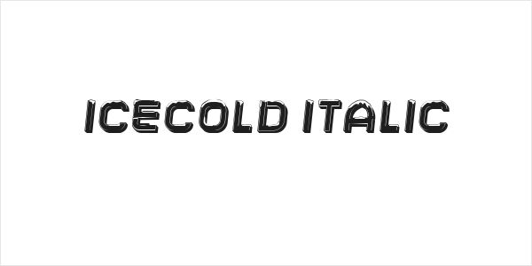 Icecold Italic Logo