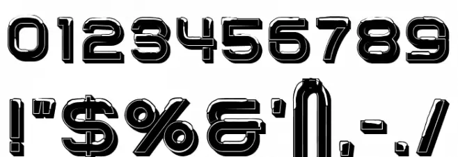 Icecold Regular Font OTHER CHARS