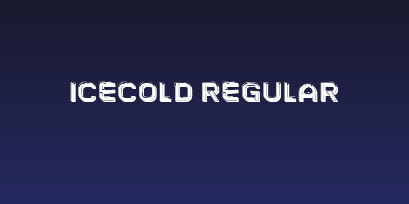 Icecold Regular Social Header