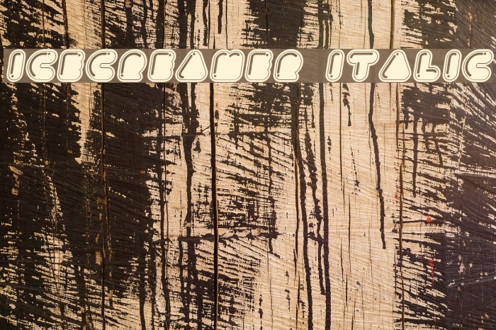 Icecreamer Italic Example 1