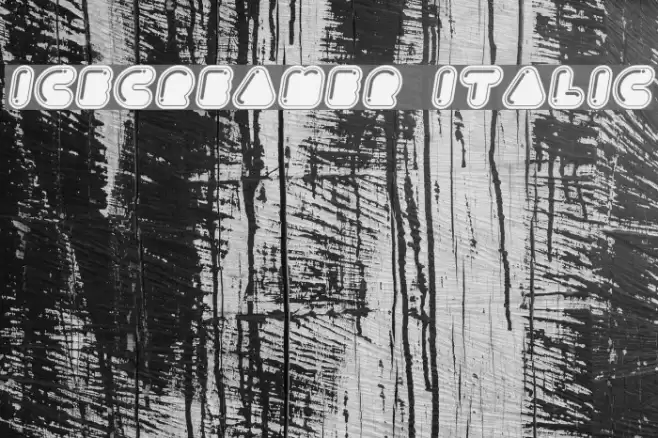 Icecreamer Italic Font examples