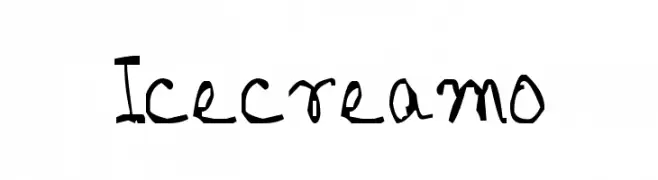 Icecreamo  Frei Schriftart Herunterladen