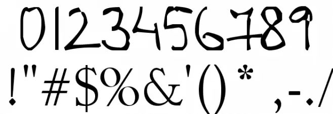 Icecreamo Font OTHER CHARS