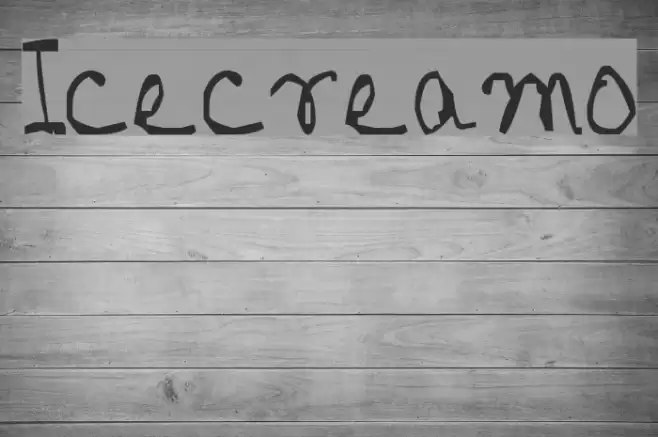 Icecreamo Font examples