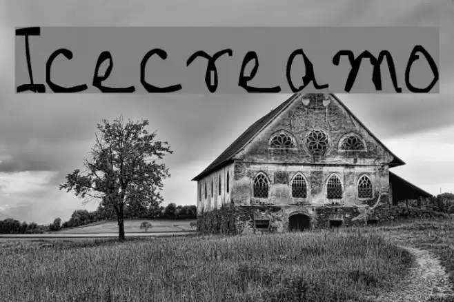 Icecreamo Font examples