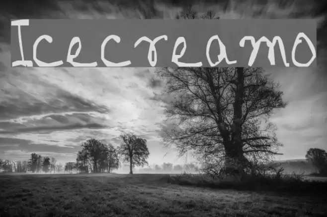 Icecreamo Font examples
