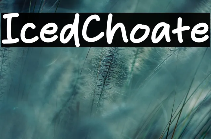 Iced Cholate Example 1