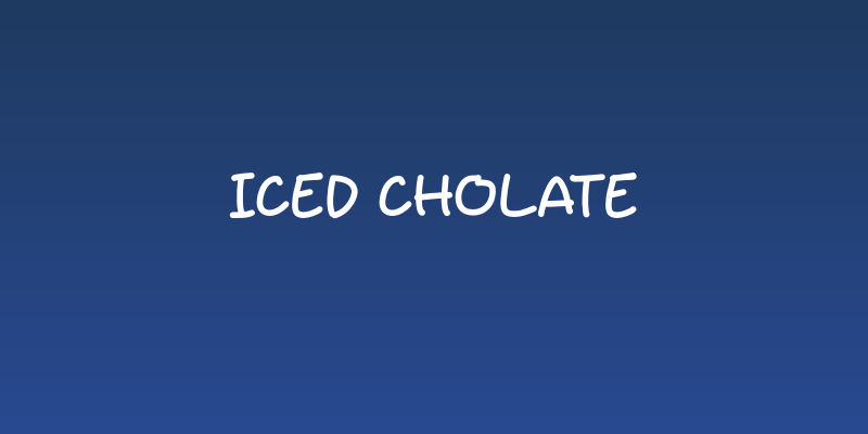 Iced Cholate Social Header