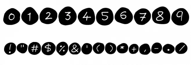 Iced Cookies Font OTHER CHARS