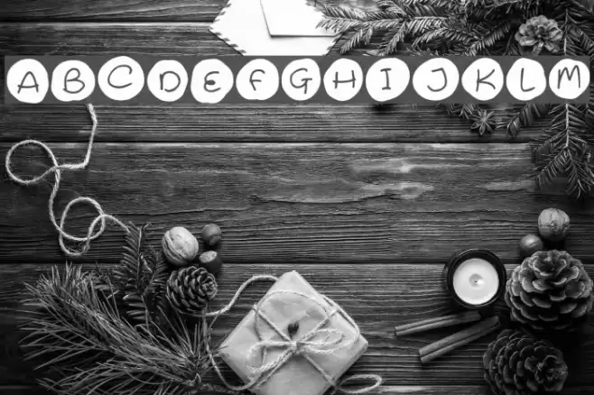 Iced Cookies Font examples