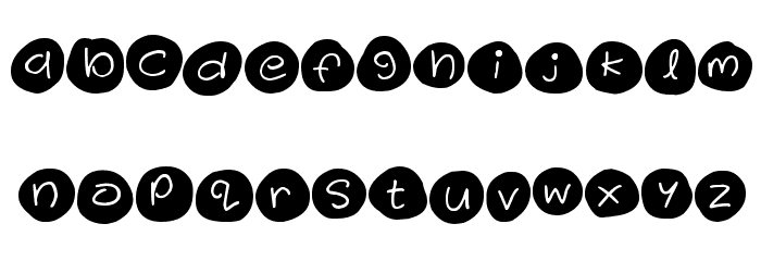 Iced Cookies Font LOWERCASE
