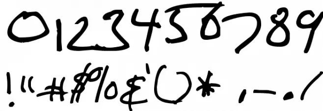 Iced Latte Font OTHER CHARS