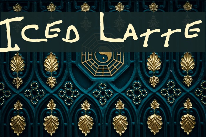 Iced Latte Example 1