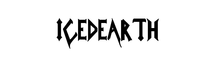 IcedEarth  Free Fonts Download