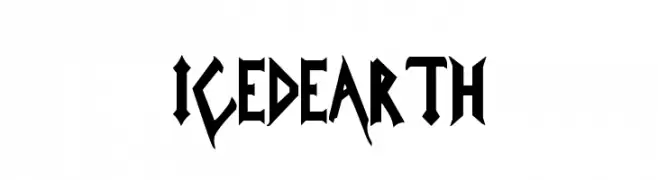 IcedEarth  フリーフォントのダウンロード