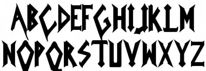 IcedEarth Polices MAJUSCULES
