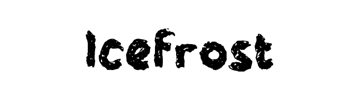 Icefrost  les polices de caract&egrave;res gratuit t�l�charger