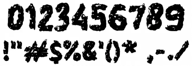 Icefrost Шрифта ДРУГИЕ символов