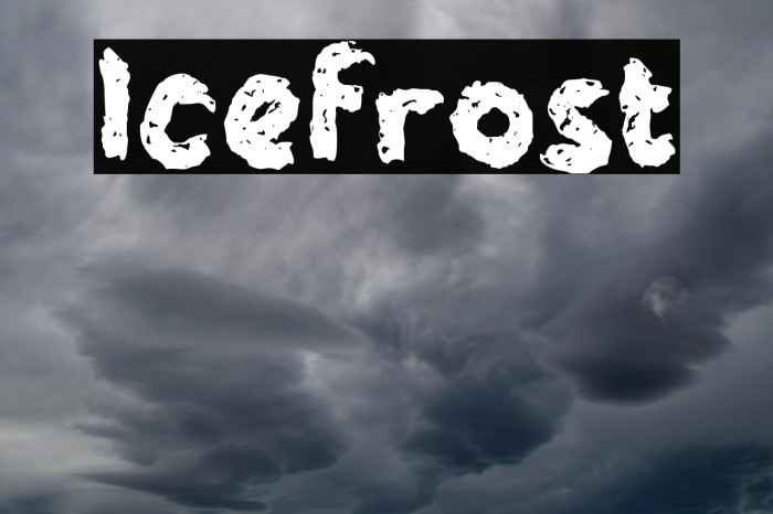 Icefrost Example 1