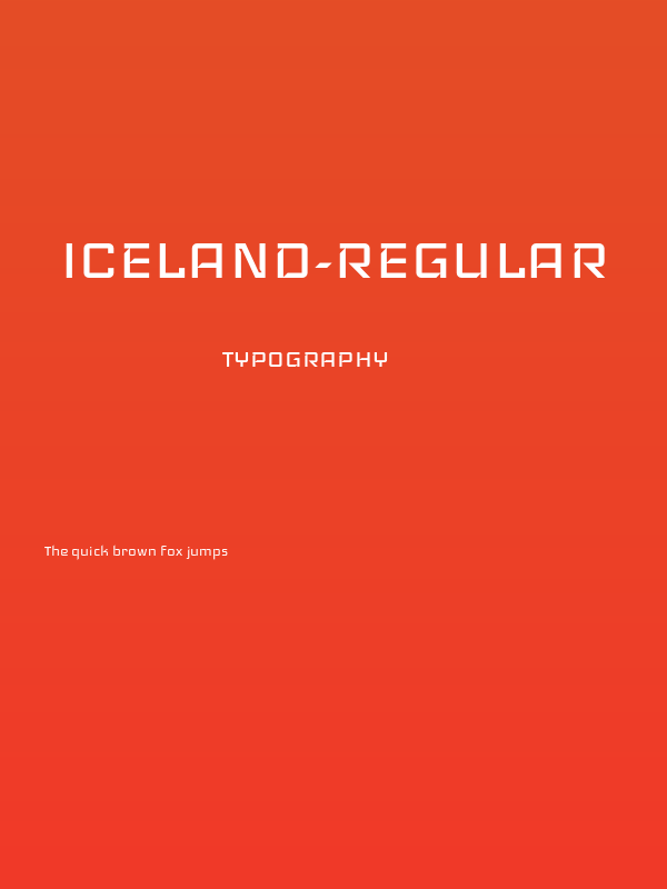 Iceland-Regular Poster