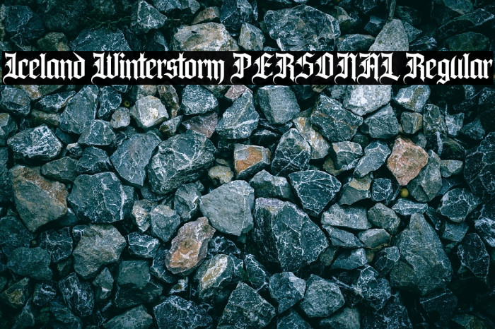 Iceland Winterstorm PERSONAL Regular Example 3