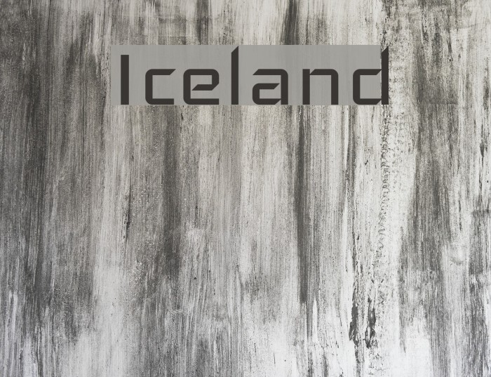 Iceland Font examples