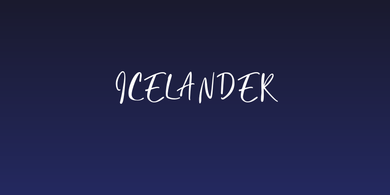 Icelander Social Header