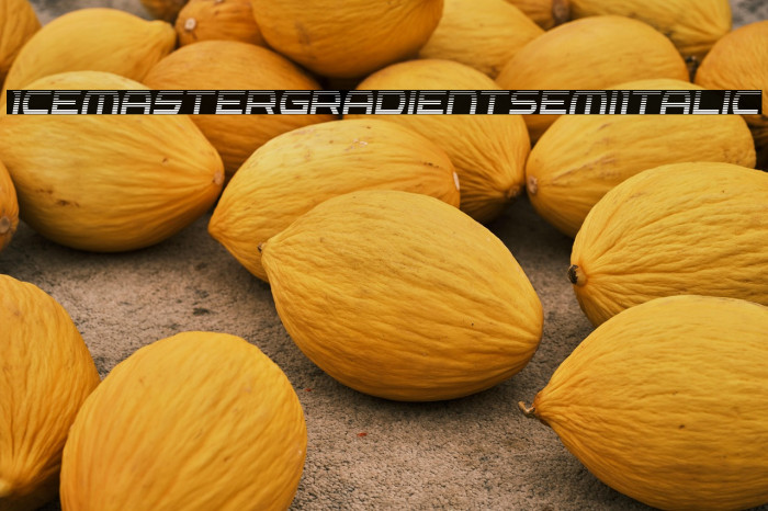 Icemaster Gradient Semi-Italic Example 2